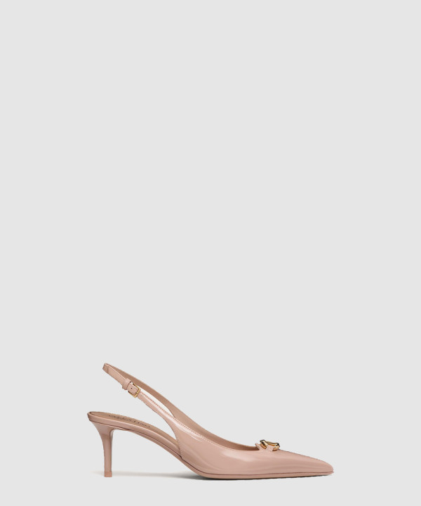 [VALENTINO-발렌티노] 브이로고 볼드 에디션 슬링백 펌프스 60MM 5W2S0JB7LHS