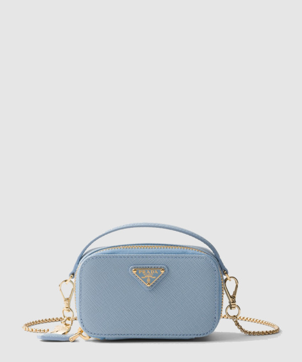 [PRADA-프라다] 사피아노 가죽 미니 파우치 1NR025