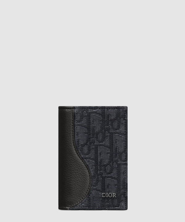 [DIOR-디올] Saddle 새들 버티컬 2단 카드 지갑 2ADCH169YKS