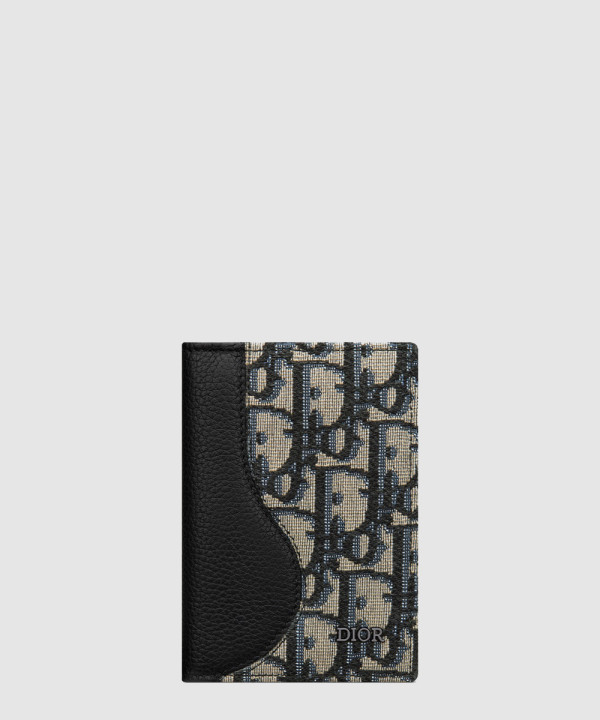 [DIOR-디올] Saddle 새들 버티컬 2단 카드 지갑 2ADCH169YKS