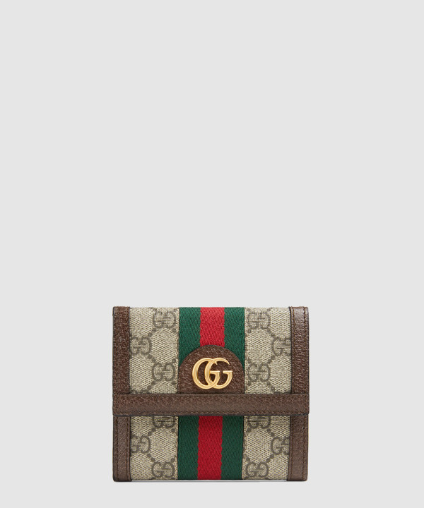 [GUCCI-구찌] GG 프렌치 플랩 지갑 523173