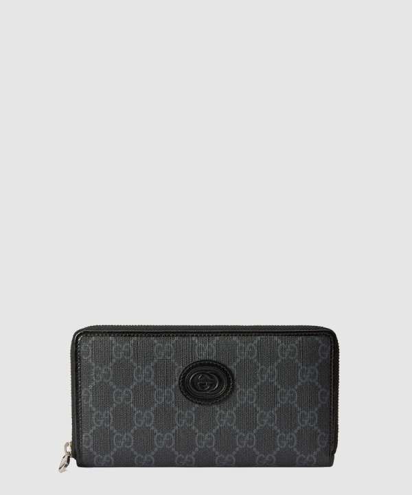[GUCCI-구찌] 인터로킹 G 지퍼 달린 지갑 673003