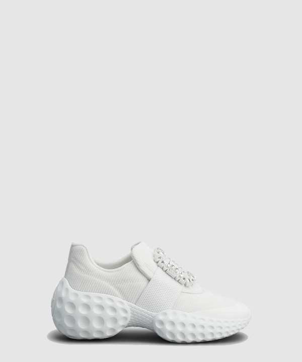 [ROGER VIVIER-로저비비에] 비브 런 라이트 스트라스 버클 스니커즈 RVW63731340QPS