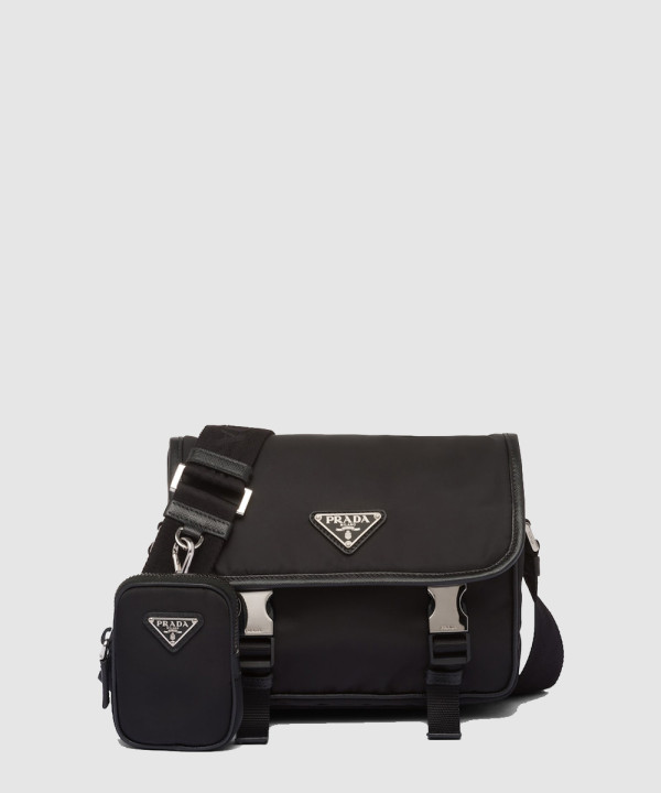 [PRADA-프라다] 리나일론 및 사피아노 가죽 숄더백 2VD034