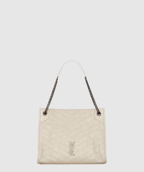 [SAINT LAURENT-생로랑] 빈티지 가죽 소재 NIKI 쇼핑백  577999