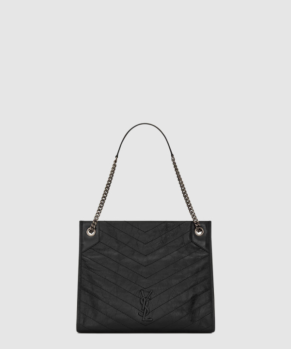 [SAINT LAURENT-생로랑] 빈티지 가죽 소재 NIKI 쇼핑백 577999