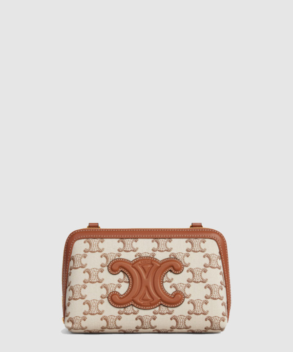 [CELINE-셀린느] 퀴르 트리옹프 체인 클러치 미니백 10E382FCU