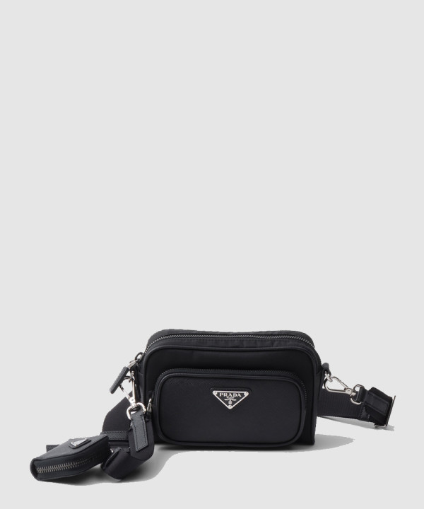 [PRADA-프라다] 리나일론 및 사피아노 가죽 숄더백 2VH172