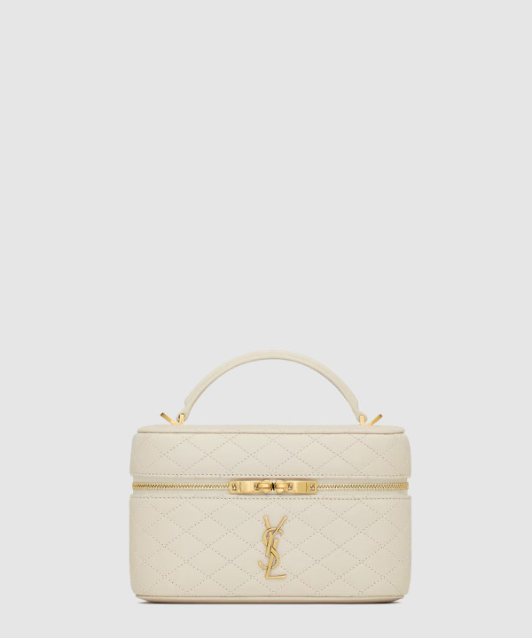 [SAINT LAURENT-생로랑] 램스킨 소재의 GABY 배니티 백 766731