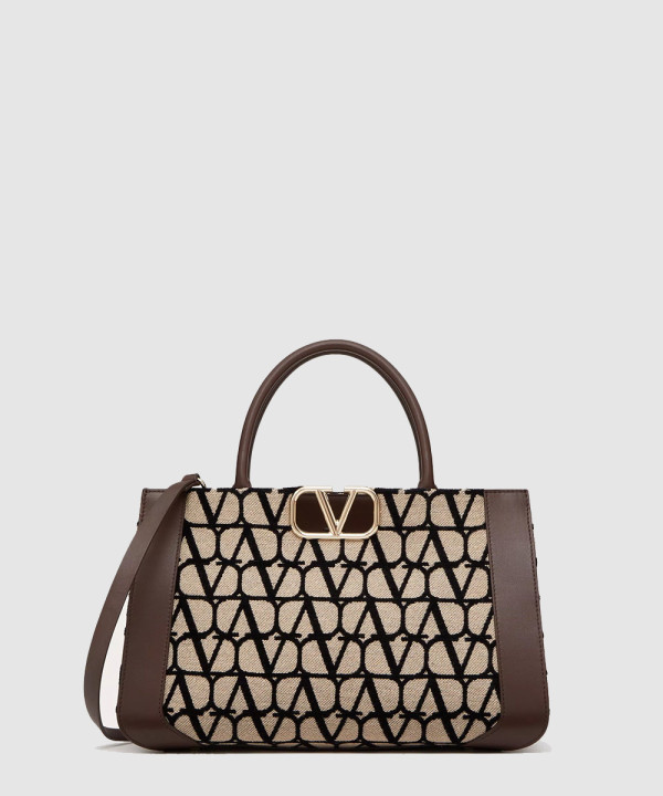 [VALENTINO-발렌티노] 미디엄 브이로고 시그니처 트왈 이코노그라프 핸드백 5W2B0M46