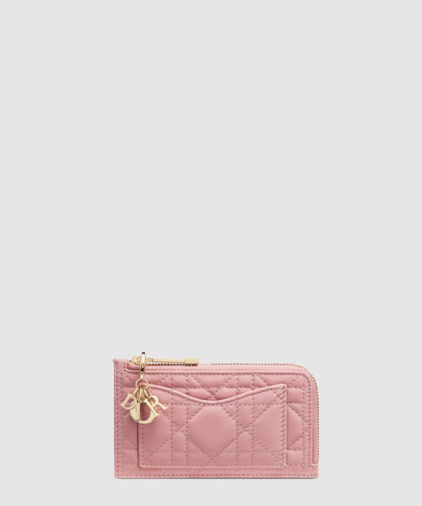 [DIOR-디올] Lady Dior Cosmos 지퍼 카드 지갑  S0965ONMJ