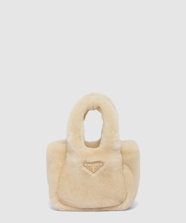 [PRADA-프라다] 시어링 미니 핸드백 1BA349