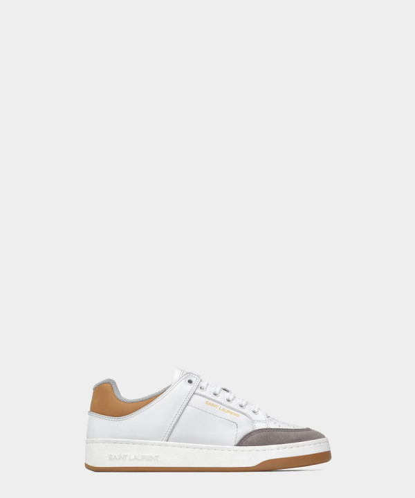 [SAINT LAURENT-생로랑] 부드러운 가죽과 스웨이드 소재의 SL/61 스니커즈 799977