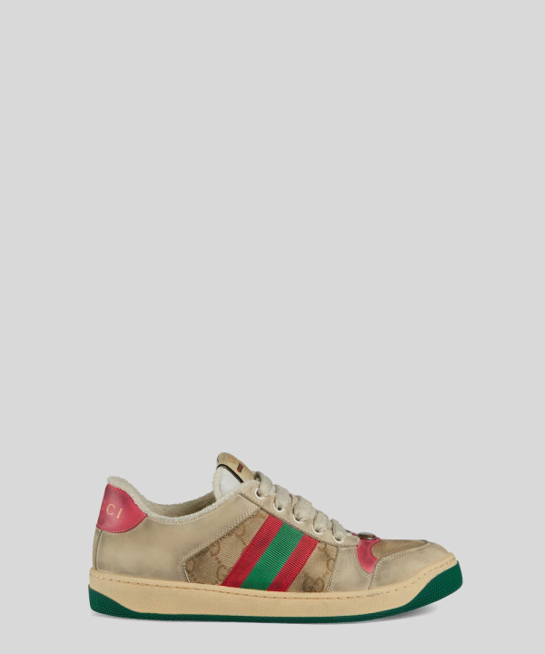 [GUCCI-구찌] 여성 레더 스니커즈 570443 