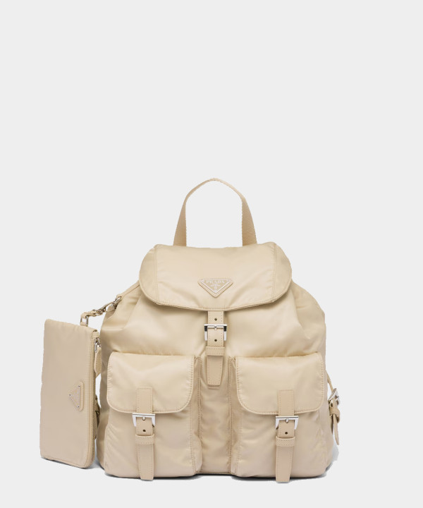 [PRADA-프라다] 파우치가 달린 미디엄 리나일론 백팩 1BZ811