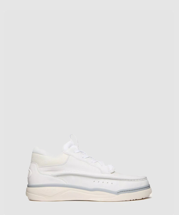 [VALENTINO-발렌티노] 송아지 가죽 미드탑 런부트 스니커즈 5Y0S0I14SWG