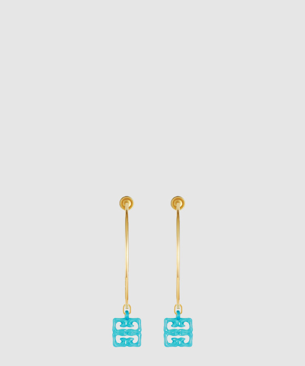 [GIVENCHY-지방시] 4G Liquid 레진 및 메탈 이어링 BF1111F03U