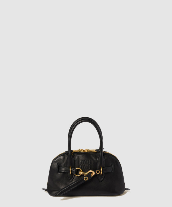 [MIU MIU-미우미우] 아방뛰르 나파 가죽 탑 핸들 백 5BB169