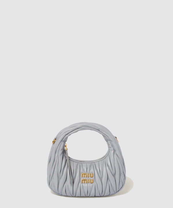 [MIU MIU-미우미우] 완더 마테라쎄 나파 가죽 호보 미니 백 5BP078