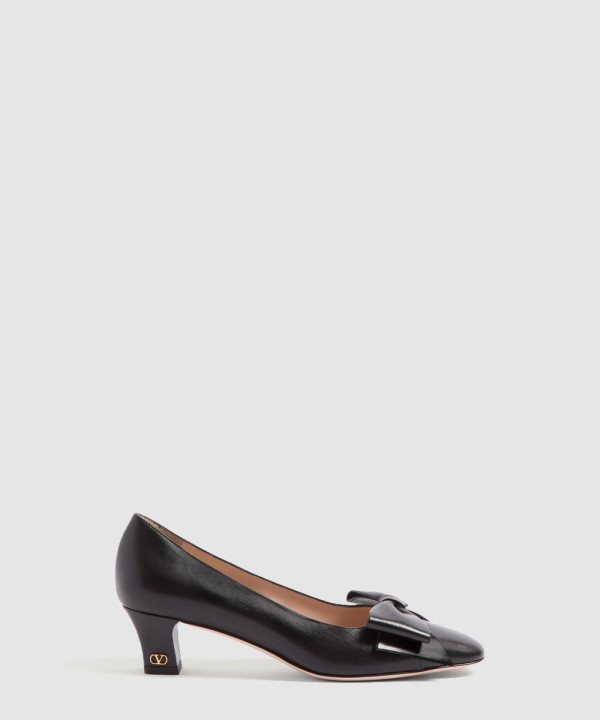 [VALENTINO-발렌티노] 보우오 키드스킨 펌프스 45MM 6W2S0LB5DDT