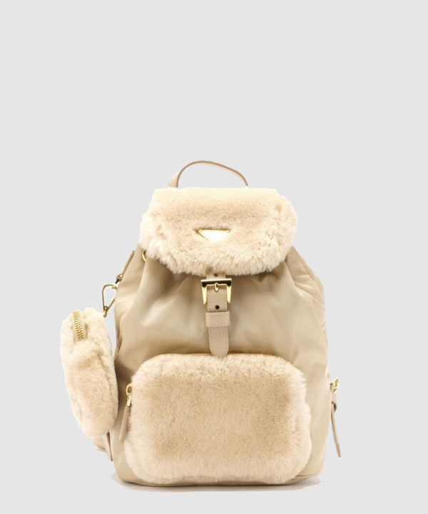 [PRADA-프라다] 시어링 리나일론 백팩 1BZ074