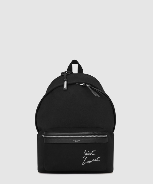 [SAINT LAURENT-생로랑] 시그니처 자수 디테일의 시티 백팩 534968