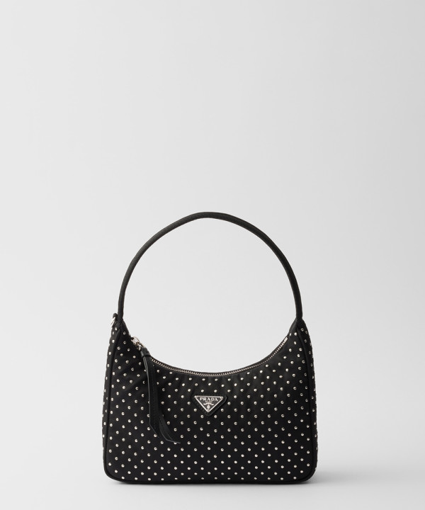 [PRADA-프라다] 스터드 장식 리에디션 리나일론 미니백 1BC515