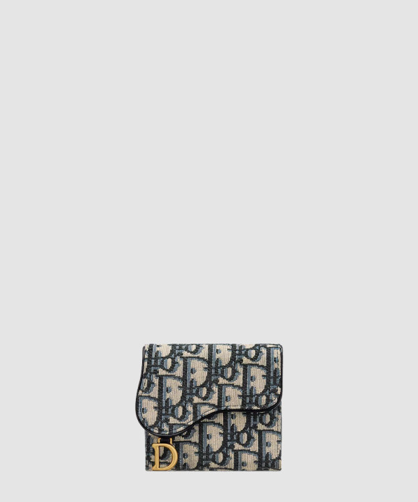 [DIOR-디올] Saddle Lotus 지갑 S5652CTZQ