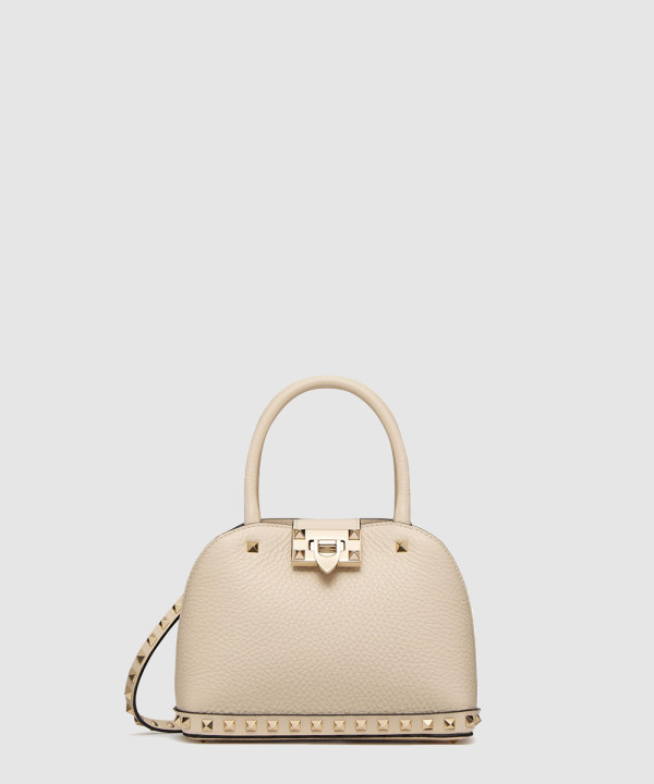 [VALENTINO-발렌티노] 가라바니 락스터드 가죽 스몰 핸드백 5W0B0Q69VSF