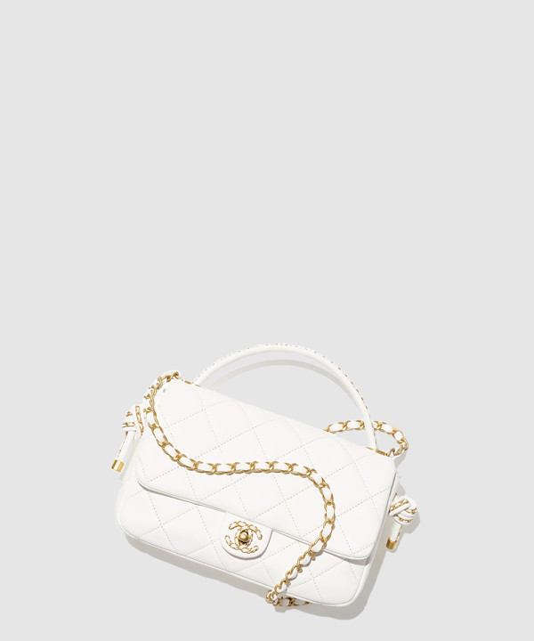 [CHANEL-샤넬] 핸들 장식의 플랩 백 AS5317