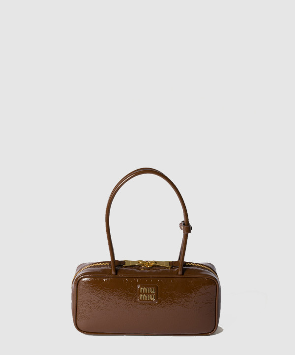 [MIU MIU-미우미우] 나플락 페이턴트 가죽 보 백 5BB173