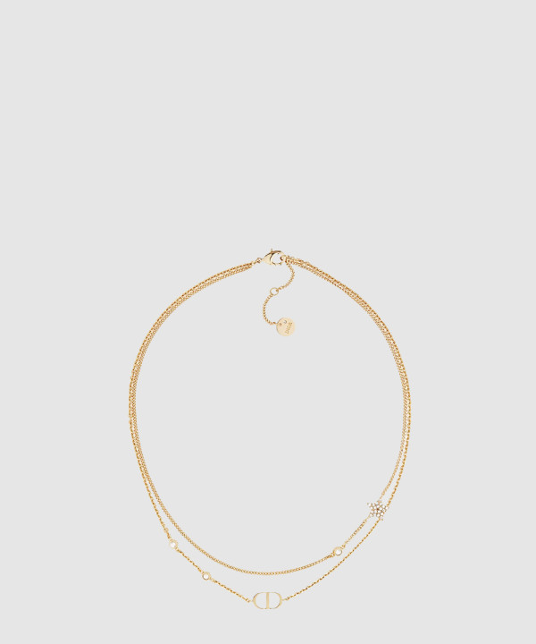 [DIOR-디올] Petit CD 더블 목걸이 N1155PMTCY