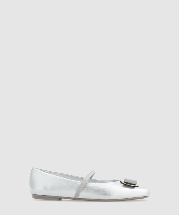 [FERRAGAMO-페라가모] 뉴 바라 플레이트 발레 플랫 01H345