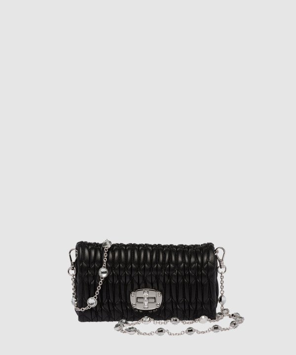 [MIU MIU-미우미우] 크리스털 나파 가죽 및 크리스털 미니백 5BP079