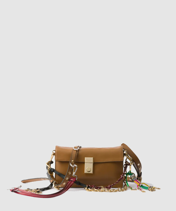 [PRADA-프라다] 참이 달린 스몰 소프트 사운드 가죽 숄더백 1BD379