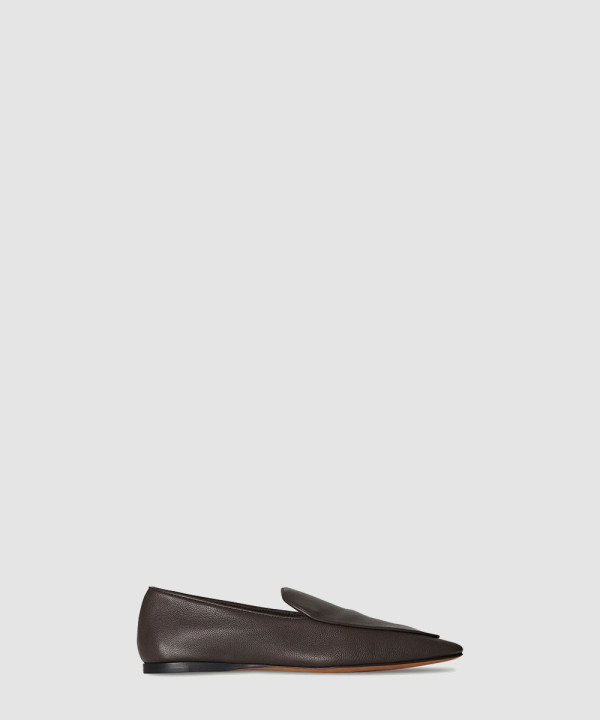 [THE ROW-더로우] 가죽 플랫 로퍼 F1559L59BRW