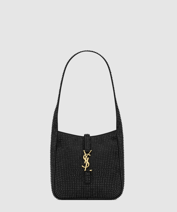 [SAINT LAURENT-생로랑] 실크 새틴과 크리스탈 소재의 유연한 le 5 a 7 베이비백 809464