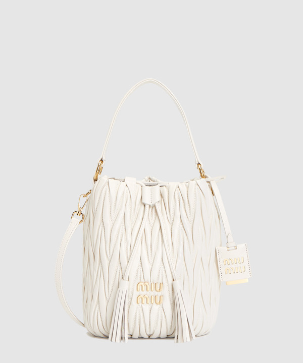 [MIU MIU-미우미우] 마테라쎄 버킷백 5BE084