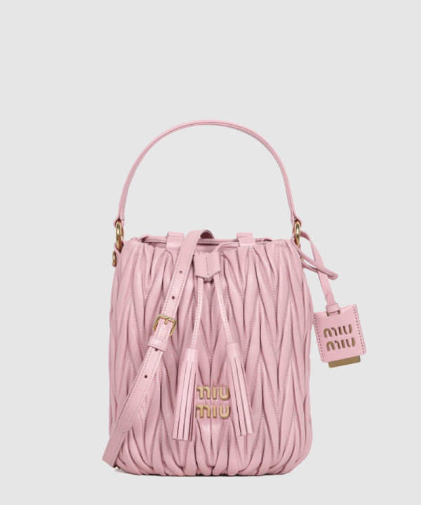 [MIU MIU-미우미우] 마테라쎄 버킷백 5BE084