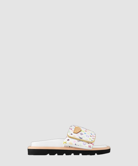 [LOUIS VUITTON-루이비통] 풀 필로우 플랫 컴포트 뮬 1AGVQW