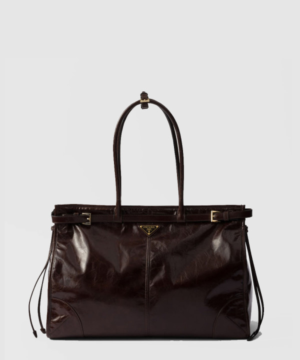 [PRADA-프라다] 라지 가죽 핸드백 1BA439