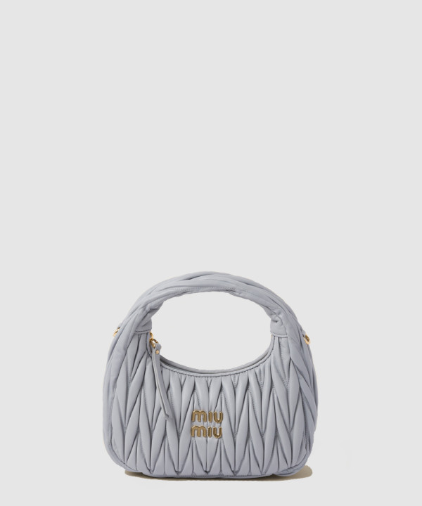 [MIU MIU-미우미우] 완더 마테라쎄 나파 가죽 호보 백 5BC125