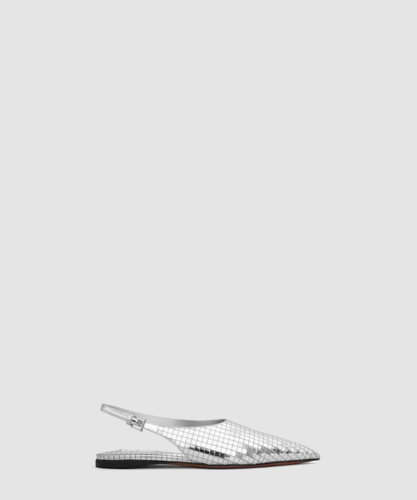 [ALAIA-알라이아] 플랫 슬링백 AA3E054CK293