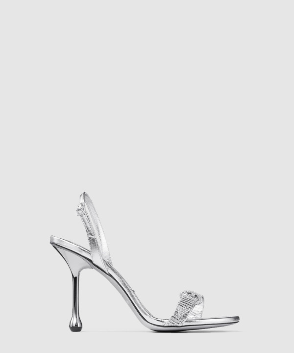 [JIMMY CHOO-지미추] 타바싸 95 가죽 샌들 TABATHA95ECM