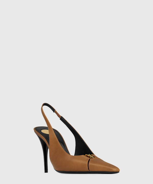 [SAINT LAURENT-생로랑] babylone breteuil 슬링백 펌프스 806685