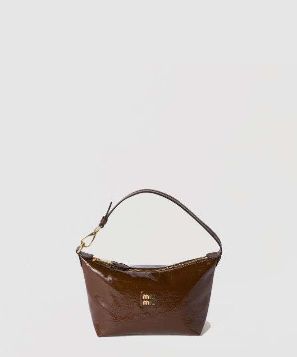 [MIU MIU-미우미우] 나플락 페이턴트 가죽 파우치 5NE841