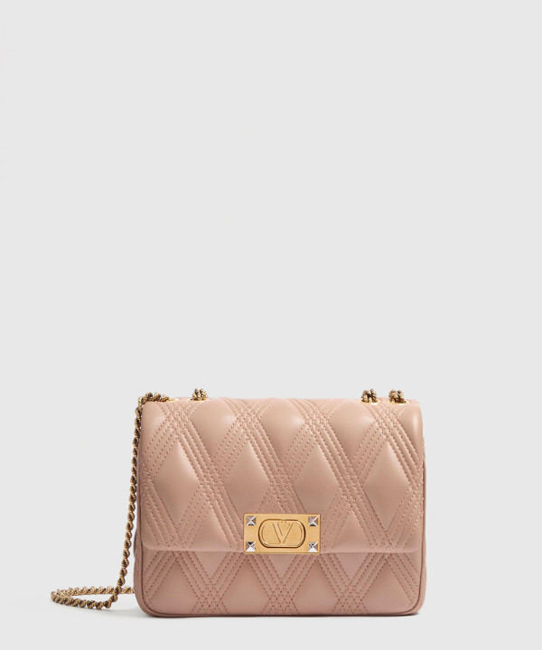 [VALENTINO-발렌티노] 가라바니 퀼티 67 퀼팅 나파 가죽 미디엄 숄더백 6W2B0R07XCA