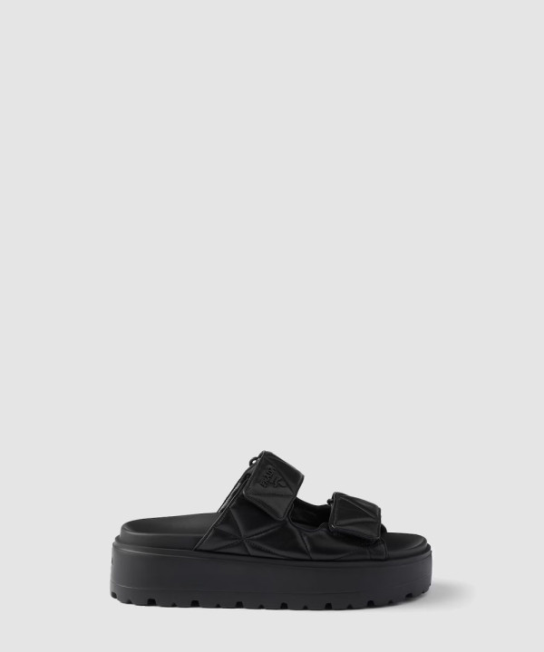 [PRADA-프라다] 모놀리스 나파 가죽 샌들 1XZ775