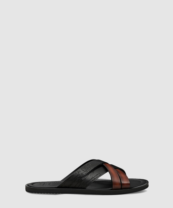 [BERLUTI-벨루티] 브레이드 디테일 시프노스 스크리토 가죽 샌들 S5439-V33