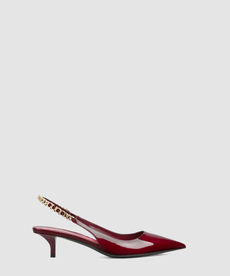 [GUCCI-구찌] 구찌 시뇨리아 슬링백 펌프스 820866